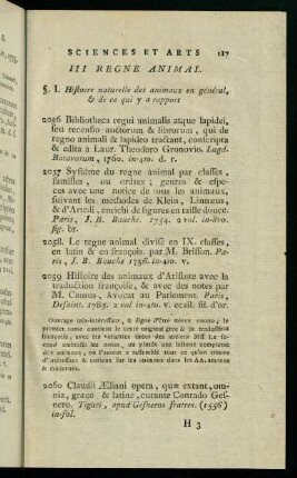 117-129, III. Regne Animal.