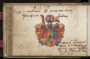 Bentheim, Conrad Gumpert von (mit Wappen Bentheim)