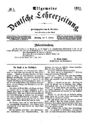Bekanntmachung
