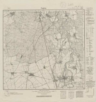 4239 (alte Nr.: 2388) Raguhn, Meßtischblatt (4cm - Karte)