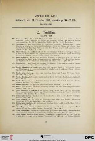 C. Textilien (Nr. 370-450)