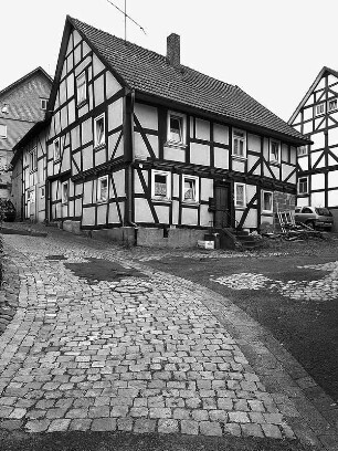 Fachwerkhaus; Schlitz, Hallengasse 2