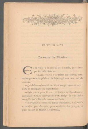 Capítulo XCVI - La carta de Nicolás