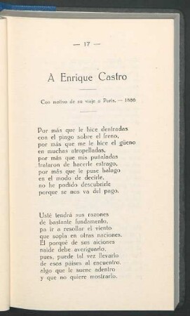 A Enrique Castro