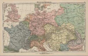 Mitteleuropa Staatenkarte