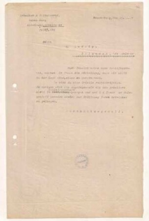 Angelegenheiten einzelner Firmen: M. Ludwig, Bonlanden; Oberschwäbische Druckanstalt; Weitman, Ravensburg; Zeppelinwerkstätte Ravensburg