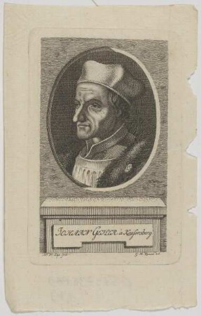 Bildnis des Johann Geiler à Kaisersberg