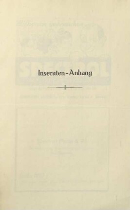 Inseraten-Anhang
