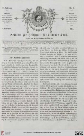 Heft 1 (8. November 1867)