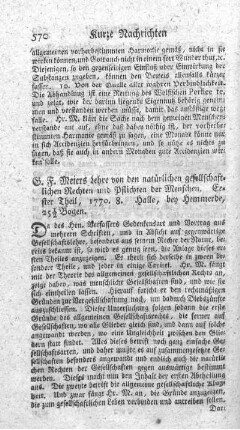 Lehre von den natürlichen gesellschaftlichen Rechten und Pflichten. T.1.