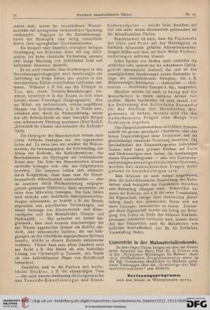9: Unterricht in der Malmaterialienkunde, [1]