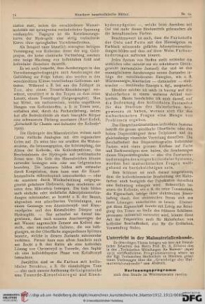 9: Unterricht in der Malmaterialienkunde, [1]