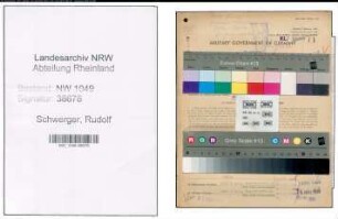 Entnazifizierung Rudolf Schwerger , geb. 08.06.1910 (Ingenieur)