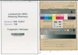 Entnazifizierung Hermann Fuegmann , geb. 31.12.1889 (Glaser)