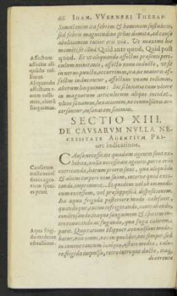 Sectio XIII.