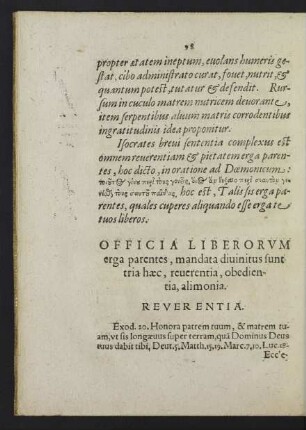 Officia Liberorum ...