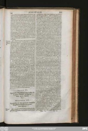 Membrum III. Quomodo de vita quieta & tranquilla Magistratus subditis suis providere debeat?