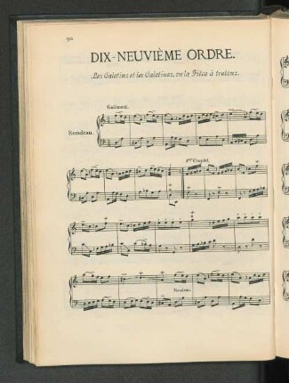 Dix-Neuvième Ordre.