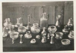 Gläser im Limeskastell Saalburg : Römische Gläser im Saalburg-Museum