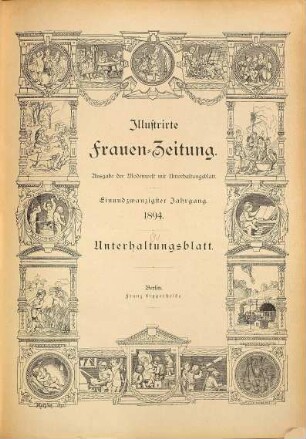 Illustrierte Frauenzeitung : Ausgabe der Modenwelt mit Unterhaltungsblatt. 21. 1894