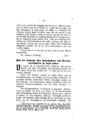 Was die Fachleute über Zuwachssteuer und Terraingesellschaften zu sagen haben