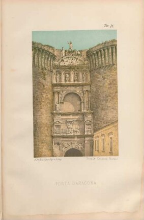 Tav. IC. Porta d'Aragona