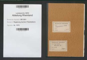 Wirtschaftlicher Lagebericht für Februar und März 1937 Regierungsbezirk Aachen.