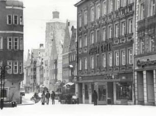 Winterliches Straßenbild in Ingoldstadt