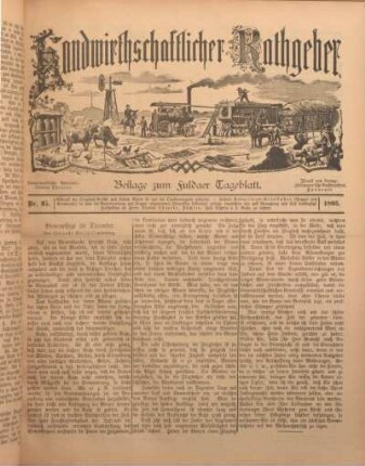 Beilage vom Montag, 9. Dezember 1895