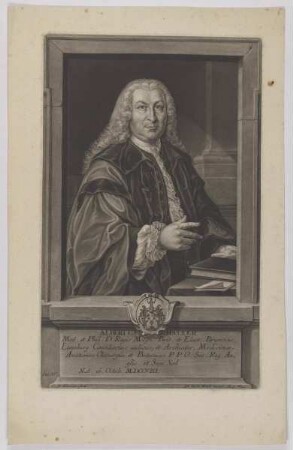 Bildnis des Albertus Haller