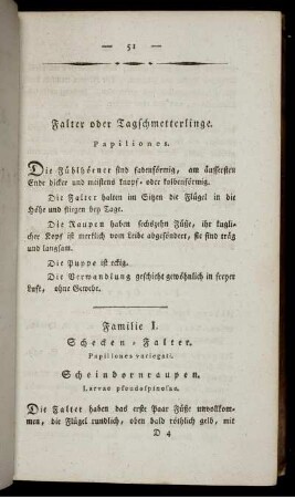 Familie I. Schecken - Falter
