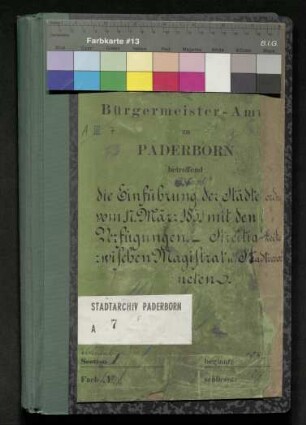 Einführung der Städteordnung vom 17.03.1831 mit den Verfügungen und Streitigkeiten zwischen Magistrat und Stadtverordneten