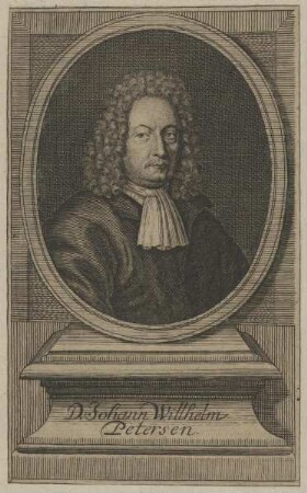 Bildnis des Johann Willhelm Petersen