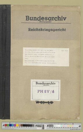 Untersuchungsakten des Gerichts der Garde-Kavallerie-Schützen-Division: Bd. 5