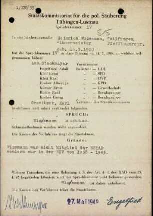 Wizemann, Heinrich