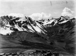Der Cerro Huayna-Potosi : Blick auf den Cerro Huayna-Potosi von Westen.