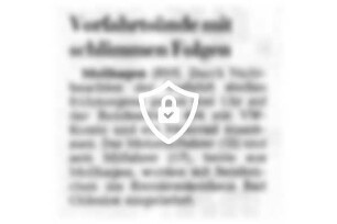 Vorfahrtsünde mit schlimmen Folgen