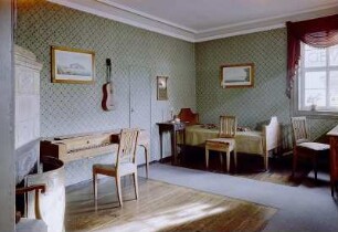 Weimar. Schillerhaus, Arbeits- und Sterbezimmer