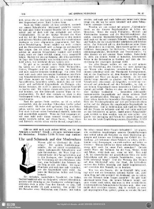 Uhr und Schmuck auf der Modeschau