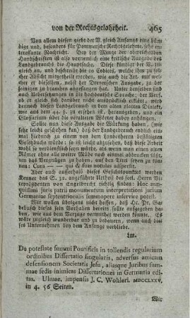 De potestate summi Pontificis in tollendis regularium ordinibus. Diss.