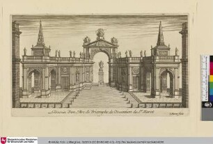 Dessein d'un Arc de Triomphe de l'Invention du Sr. Marot