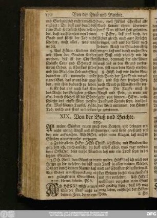 XIX. Von der Buß und Beichte.