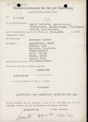 Hoffarth, Adolf