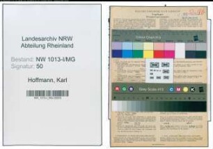 Entnazifizierung Karl Hoffmann , geb. 10.04.1908 (Kraftfahrer)