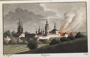 'Wiazma' Teilansicht; Aquarell; Rückseitenvermerk: 'nach Faber'
