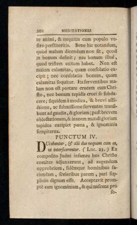 202-205, Punctum IV