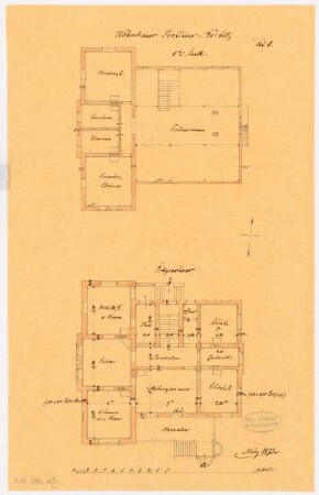 Wohnhaus H. Prollius, Görlitz: Grundrisse