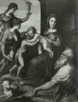 Maria mit Josef und Johannes
