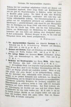 635-638 [Rezension] Delehaye, Hippolyte, Die hagiographischen Legenden