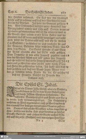 Die Epistel St. Judas